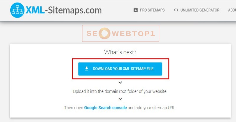 Dang ky sitemap voi Google Search Console