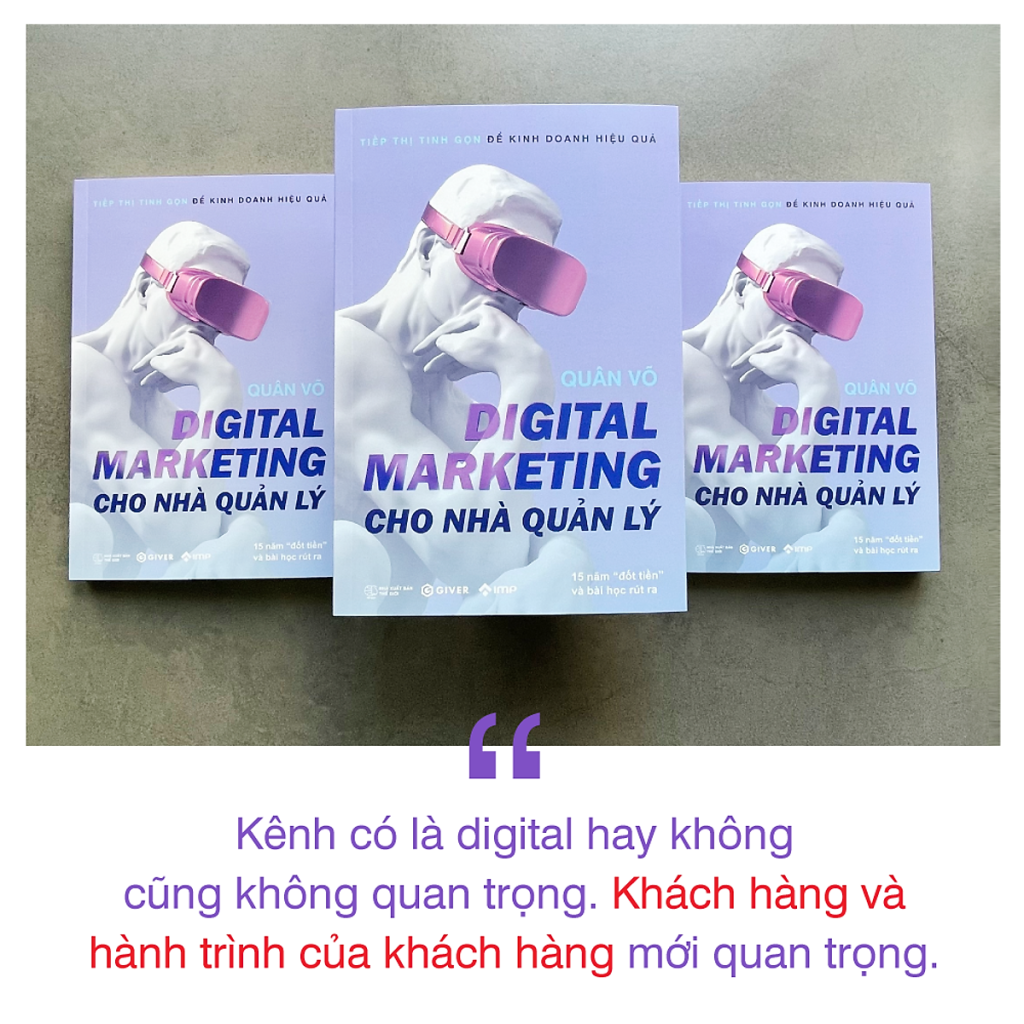 Review sách Digital Marketing Cho Nhà Quản Lý - TG: Quân Võ
