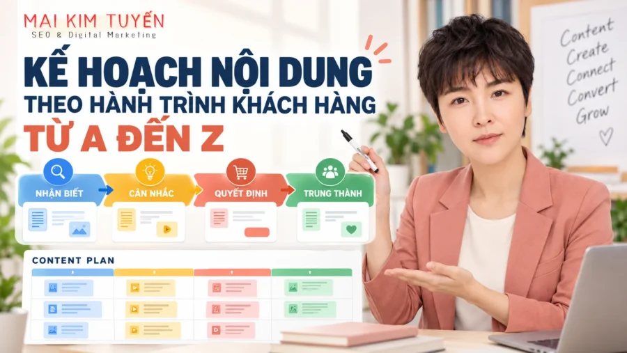 Cách lên kế hoạch nội dung theo hành trình khách hàng từ A–Z