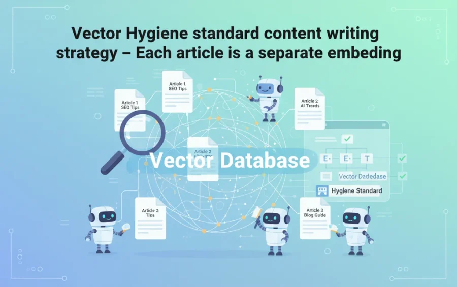 Chiến lược viết content chuẩn Vector Hygiene – Mỗi bài là một embedding riêng biệt