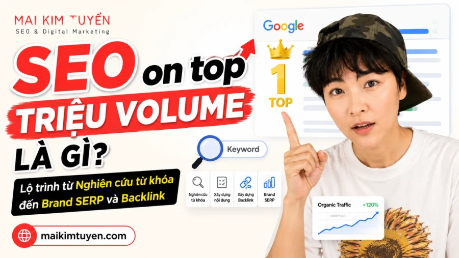 SEO on top triệu volume là gì? Lộ trình từ nghiên cứu từ khóa đến Brand SERP và backlink