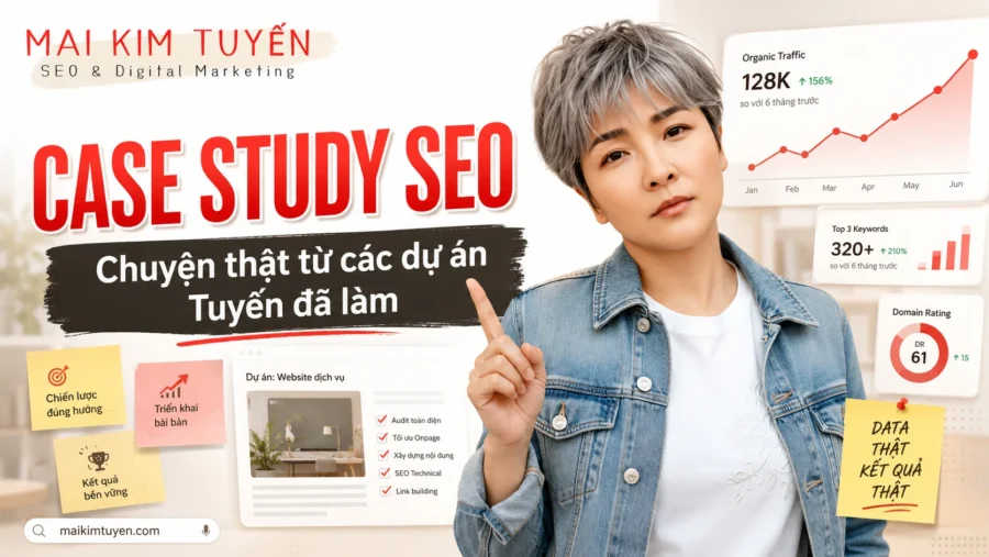 Case study SEO: chuyện thật từ các dự án Tuyến đã làm