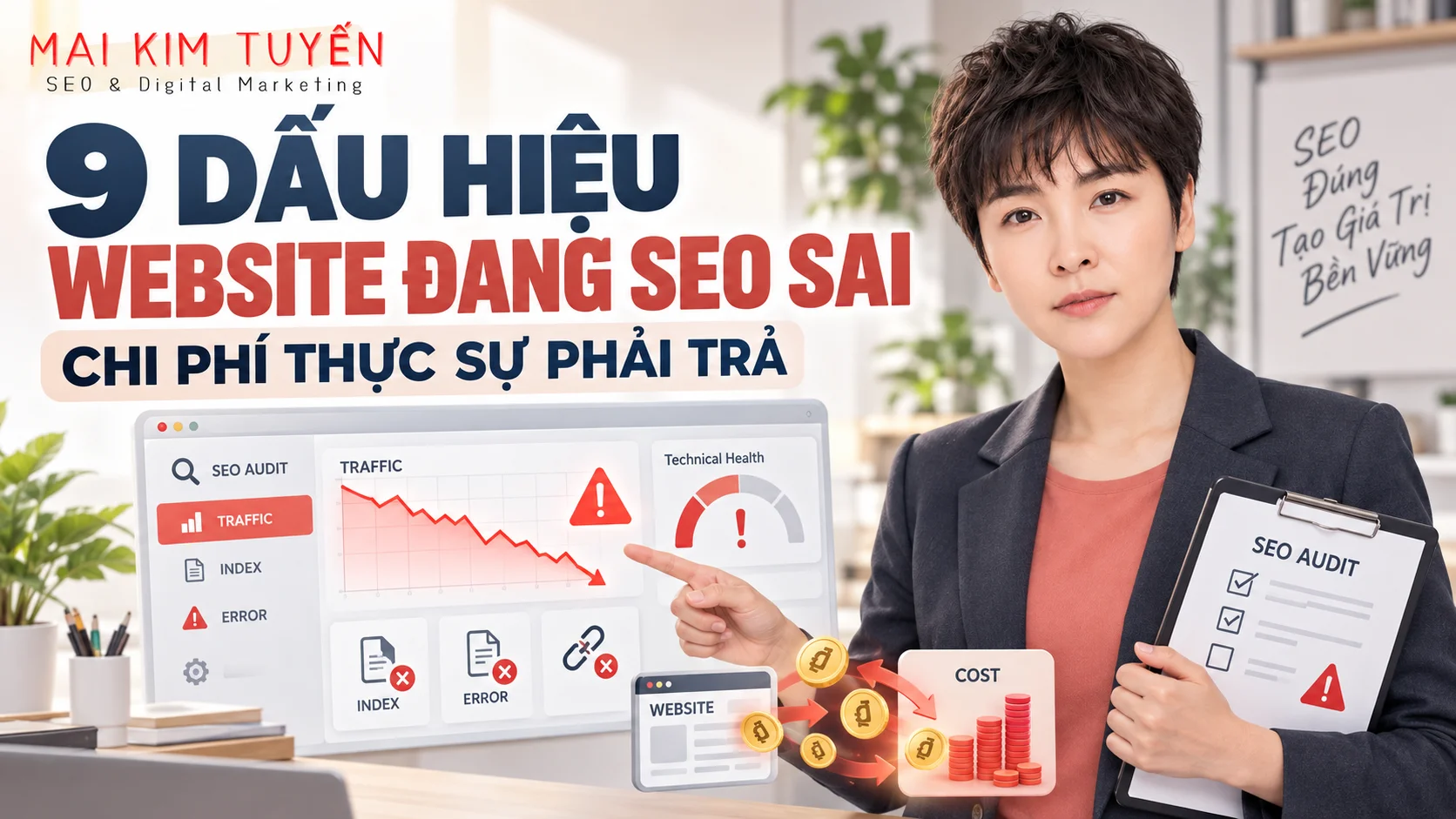 9 dấu hiệu website đang bị SEO sai – và chi phí thực sự phải trả
