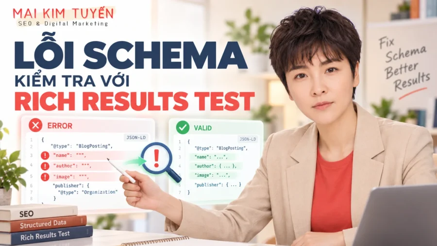 Lỗi schema thường gặp và cách kiểm tra bằng Rich Results Test